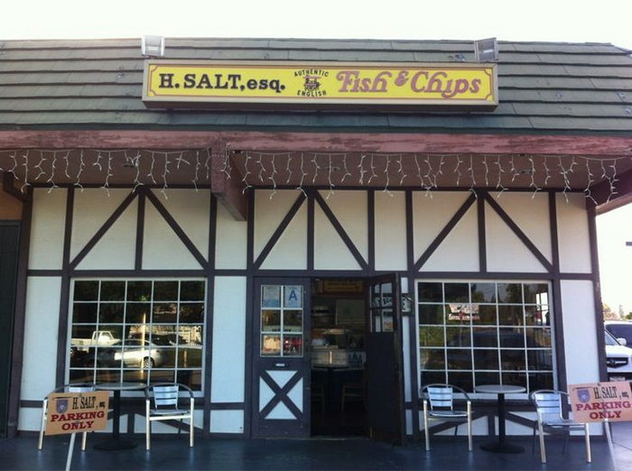 H Salt Fish & Chips (H. Salt Esq. Fish & Chips) - Some Typical Examples Of H Salt Motif (newer photo)